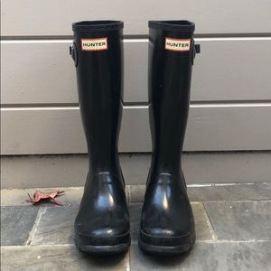 Black Hunter Rain Boots Women’s size 7